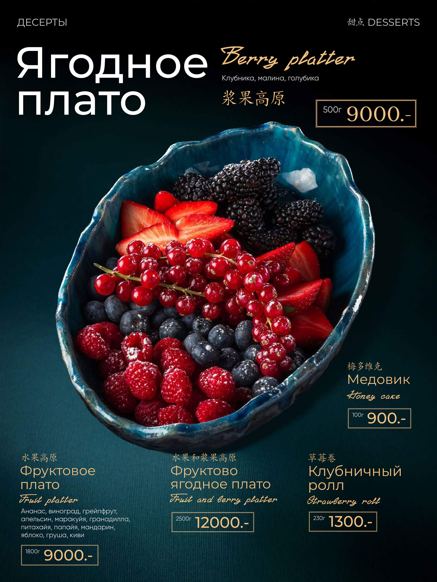 Меню — кухня